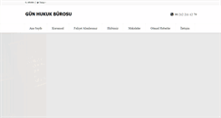 Desktop Screenshot of gunhukuk.com